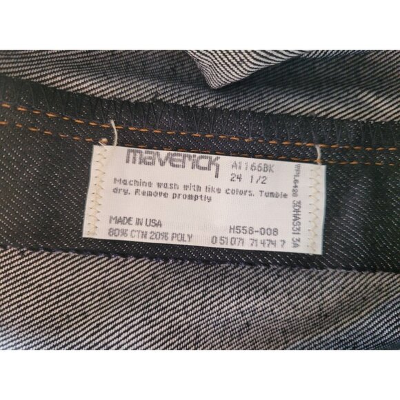 Lady Maverick Women's Elastic Waist Black Wash Jeans Size 24 1/2 USA New - Picture 5 of 5